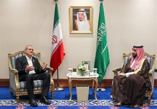 دیدار پزشکیان و بن سلمان در دوحه