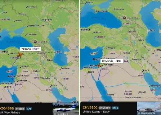 تردد هواپیماهای باری نظامی/ جنگ نزدیکتر شد؟