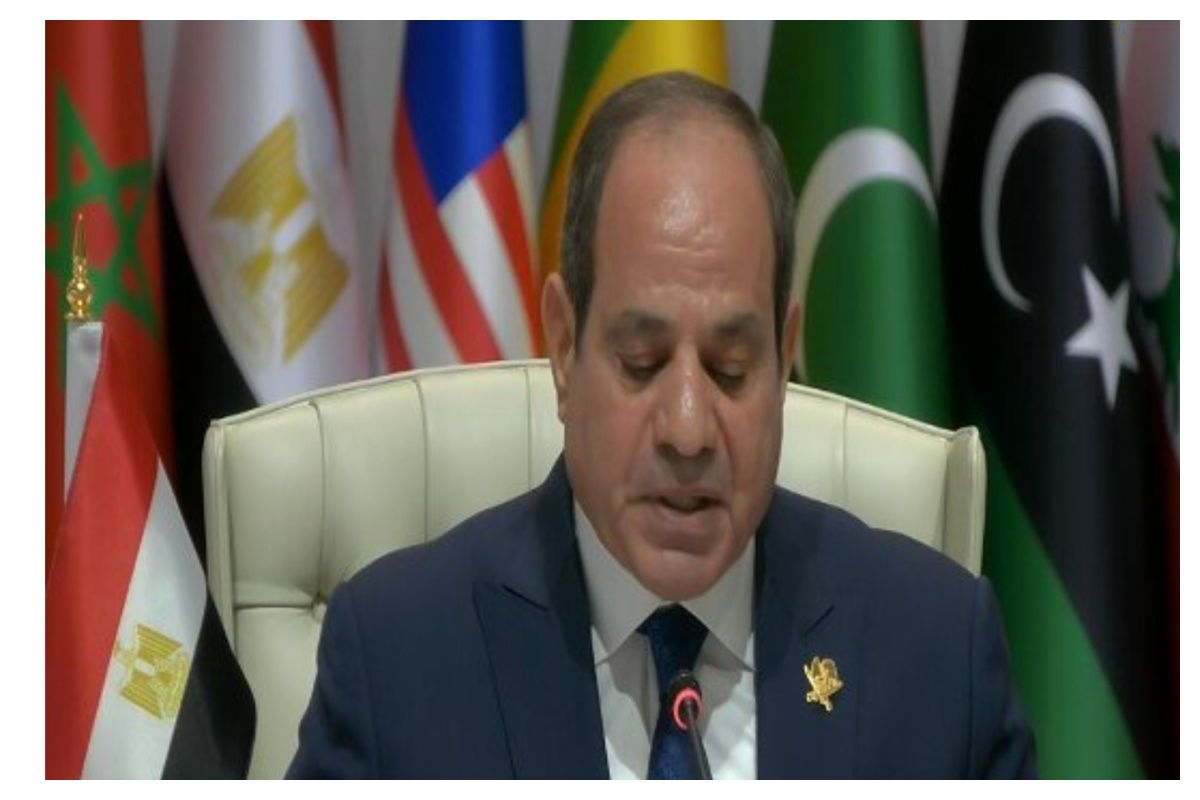 رئیس‌جمهور مصر: همه فوراً کشور فلسطین را به رسمیت بشناسند